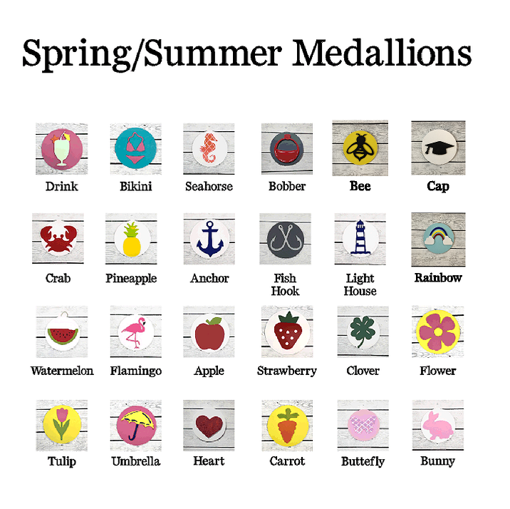 Spring & Summer Home Medallions